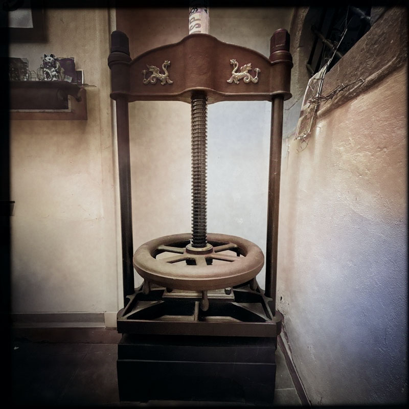 Printing Press at Casa al Poggio Editions